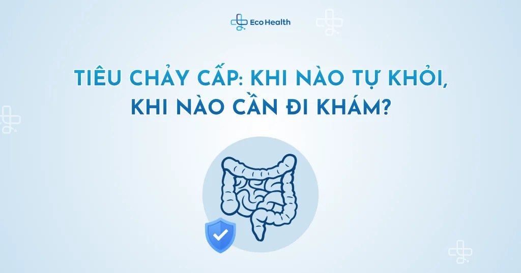 Tiêu chảy cấp: Khi nào tự khỏi, khi nào cần đi khám?