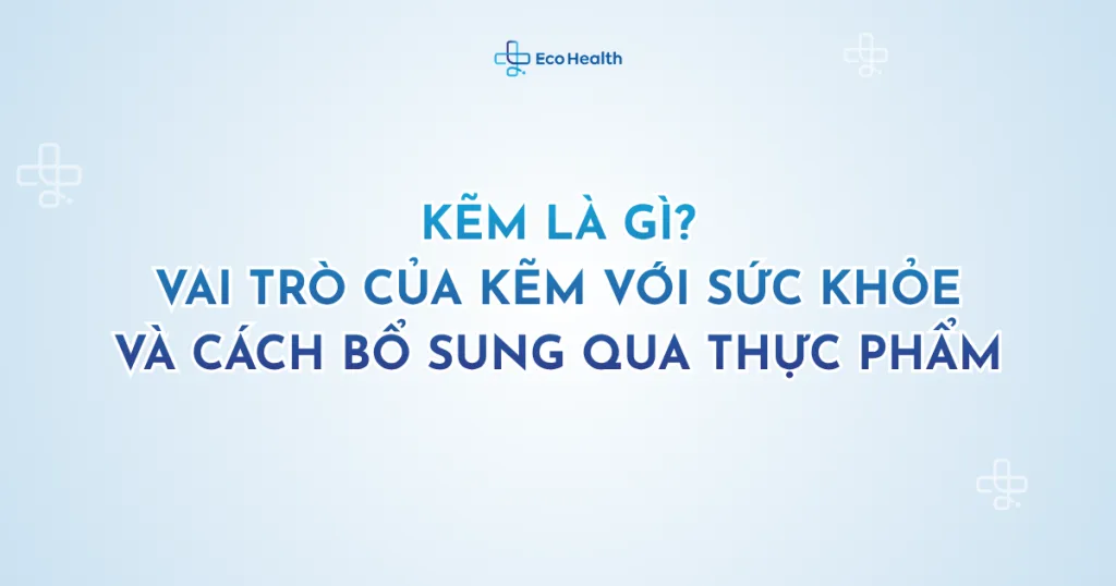 Kẽm là gì? Vai trò của kẽm với sức khỏe và cách bổ sung qua thực phẩm