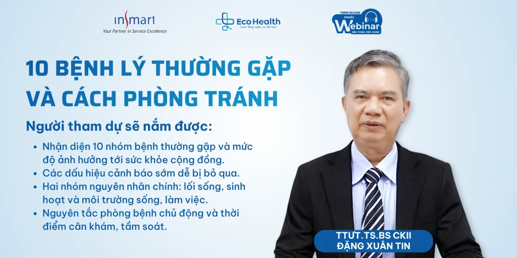 Webinar “10 bệnh lý thường gặp và cách phòng tránh”: Gần một giờ hỏi đáp trực tiếp cùng bác sĩ