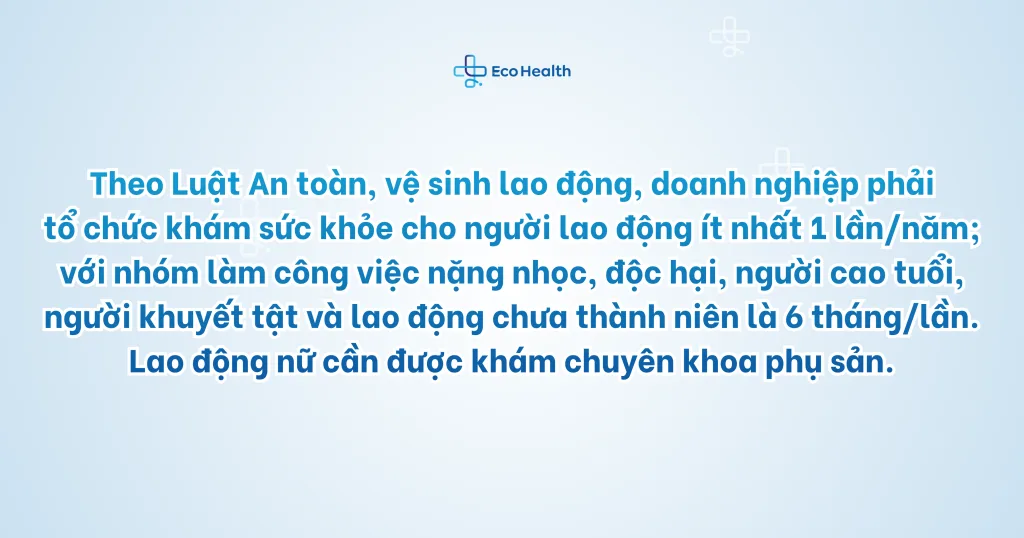 Khám sức khỏe định kỳ cho người lao động: Quy định & mức phạt mới 2026