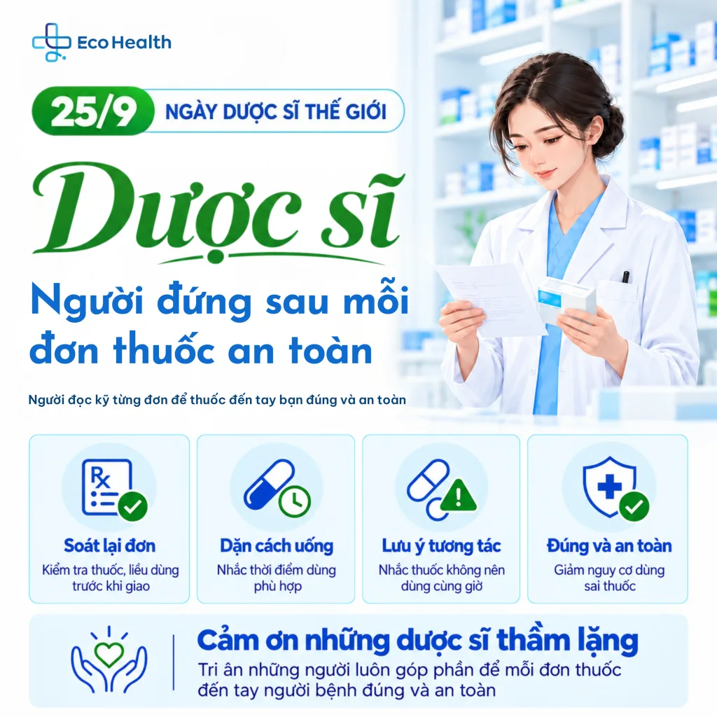 25/9 Ngày Dược sĩ Thế giới: Người cuối cùng bạn gặp trước khi rời phòng khám thường là người ít được nhắc tên nhất.
