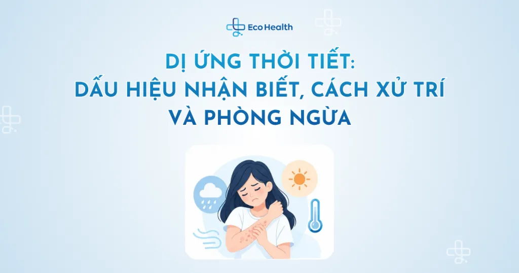 Dị ứng thời tiết: Dấu hiệu nhận biết, cách xử trí và phòng ngừa